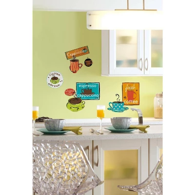 Cafe Peel And Stick Wall Decal - RoomMates