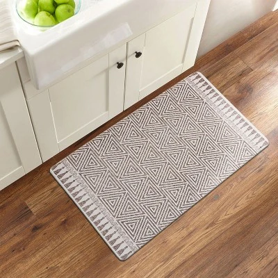 World Rug Gallery Contemporary Geometric Anti-Fatigue Standing Mat - Image 5