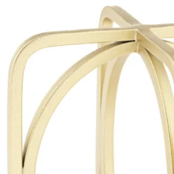 Studio 55D Suffolk Gold Metal Decorative Objects Set Of 2