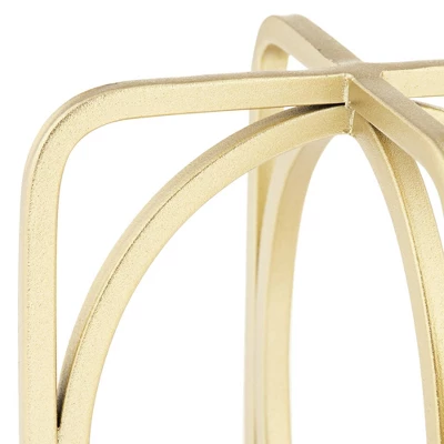 Studio 55D Suffolk Gold Metal Decorative Objects Set Of 2