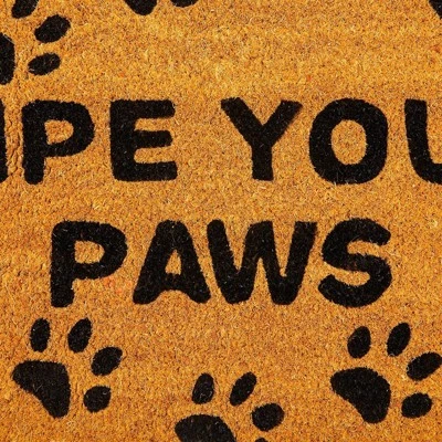 Juvale Nonslip Coco Coir Mat For Outdoor Entrance, Wipe Your Paws Doormat For Front Door Entry, Dog Lovers, 17 X 30 In - Image 7