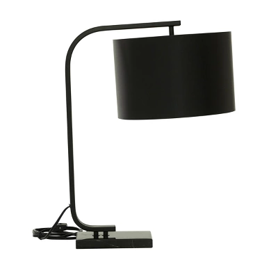 Traditional Metal Table Lamp Black - Olivia & May - Image 3