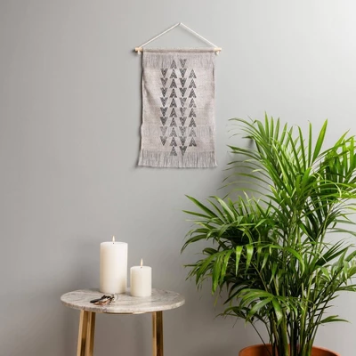 Holli Zollinger French Tri Arrow Wall Hanging Portrait Buff Beige - Deny Designs