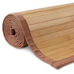 Casafield 72" X 24" Bamboo Floor Mat, Non-Slip Runner Area Rug For Entryway, Kitchen, And Laundry Room