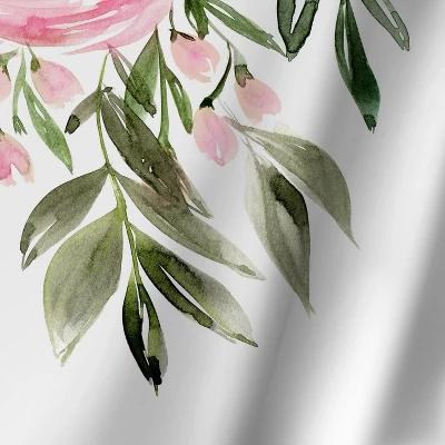 Watercolor Ranunculus In Pink By Blursbyai Wall Tapestry - Americanflat - Image 2