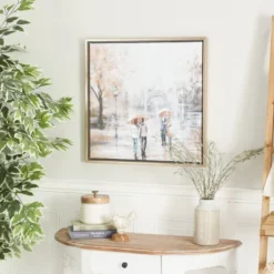 Transitional Polystone People Framed Wall Art - Olivia & May