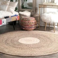 NuLOOM Braided Draya Jute Area Rug