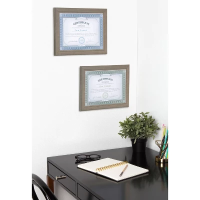 8.5" X 11" Kieva Document Frame Dark Gray - DesignOvation - Image 5