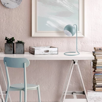 15" Novogratz X Globe Richmond Desk Lamp Teal - Globe Electric - Image 2