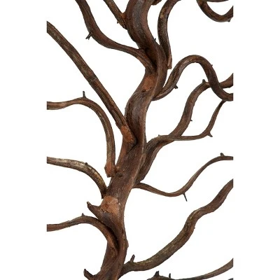 Wood Tree Branch Wall Decor With Black Frame Brown - Olivia & May - Image 10