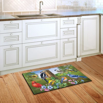 Briarwood Lane Country Birds Spring Doormat Finch Blue Jay Cardinal Indoor Outdoor 30" X 18" - Image 3