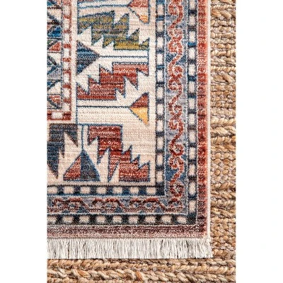 NuLOOM Vintage Kathryn Aztec Tassel Area Rug - Image 3