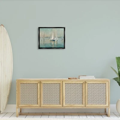 Stupell Industries Traditional Sailboats Water Lake Relaxed Nautical Painting