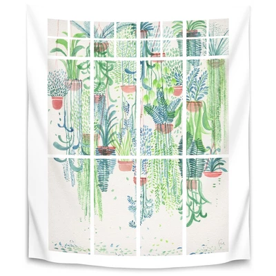 Americanflat Winter In Glasshouses 2 By David Fleck Wall Tapestry - Image 6