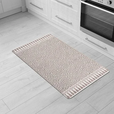 World Rug Gallery Contemporary Geometric Anti-Fatigue Standing Mat - Image 4