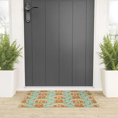 Sabine Reinhart Christmas Kitchen Welcome Mat - Society6