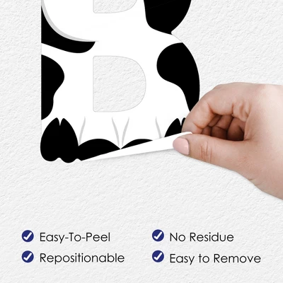 Big Dot Of Happiness Farm Animals - Peel And Stick Barnyard Baby Shower Standard Banner Wall Decals - Baby - Image 3