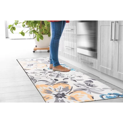 World Rug Gallery Modern Floral Anti Fatigue Standing Mat - Image 9