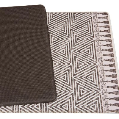 World Rug Gallery Contemporary Geometric Anti-Fatigue Standing Mat - Image 3
