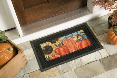 Evergreen Indoor Outdoor Doormat Bundle Set Of 5 - Frame And 4 Welcome Seasonal Inserts Spring Summer Fall And Winter - Image 3