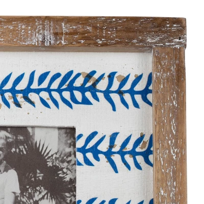 Blue Print 5X7 Wood Photo Frame - Foreside Home & Garden - Image 5