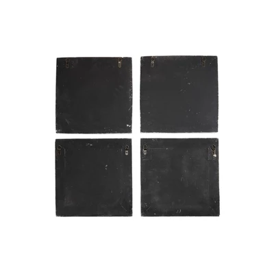 Vintage Fiberglass Floral Wall Decor Set Of 4 White - Olivia & May - Image 12