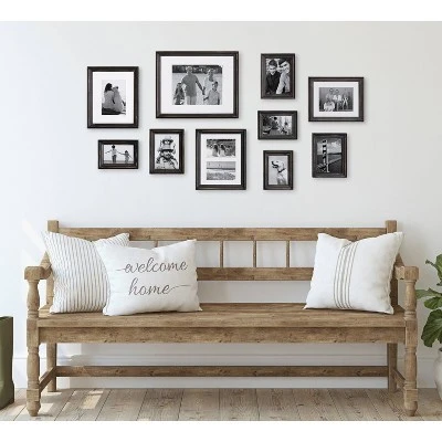 10pc Bordeaux Frame Box Set Black - Kate & Laurel All Things Decor - Image 5