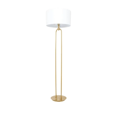 Metal Paper Clip Floor Lamp Gold - CosmoLiving By Cosmopolitan - Image 6