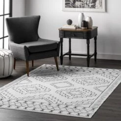 NuLOOM Noa Machine Washable Moroccan Area Rug