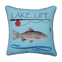 3pc Lake Life Collection Pillow Set Blue - Pillow Perfect