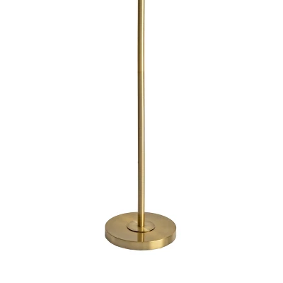 NuLOOM Saxman 63" Marble Floor Lamp Lighting - Gold 63" H X 16" W X 16" D - Image 2