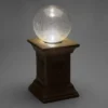 Crackled Glass Solar Gazing Ball Beige - Smart Solar