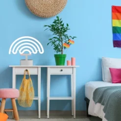 CIAO Tech Colorful Decorative Rainbow Neon Night Light LED Desk Table Lamp