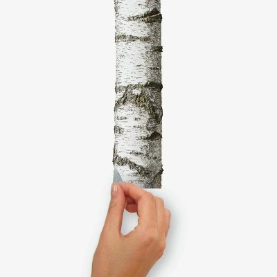15" X 86" Realistic Birch Trees Peel And Stick Giant Wall Decal - RoomMates - Image 6