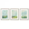 Colorful Horizon By Sue Schlabach - 3 Piece Gallery Framed Print Art Set