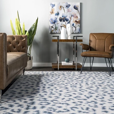 NuLOOM Mason Machine Washable Contemporary Leopard Print Area Rug - Image 7