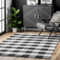 NuLOOM Rylie Buffalo Plaid Flatweave Area Rug