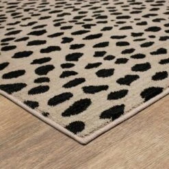 Daffodil Leopard Print Woven Rug - Thresholdā¢