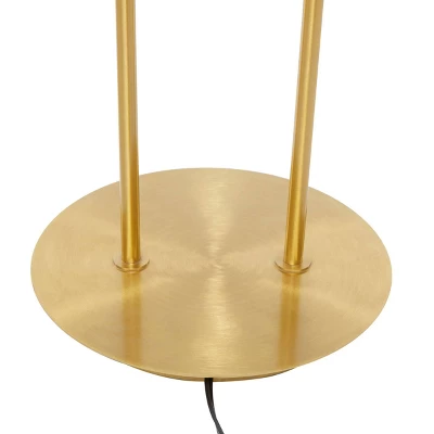 Metal Paper Clip Floor Lamp Gold - CosmoLiving By Cosmopolitan - Image 2