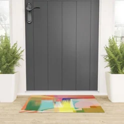 Sewzinski The Second Door Welcome Mat - Society6