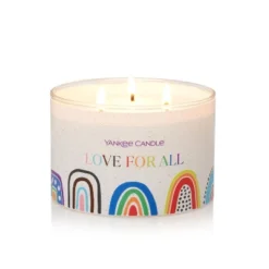 Pride 3-Wick 18oz 'Love Is For All' Candle - Yankee Candle