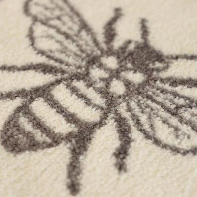 2'x3' ColorStar Bee Hex Door Mat Green - Bungalow Flooring - Image 6