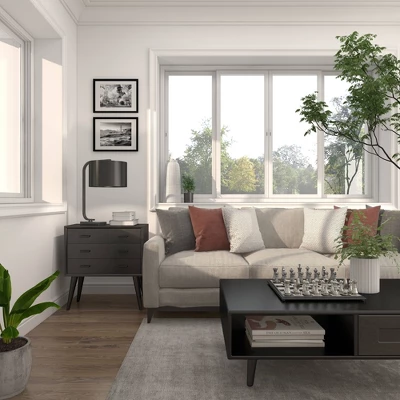 Traditional Metal Table Lamp Black - Olivia & May - Image 12