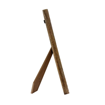 5x7 Inches Brass Wood & Glass Photo Frame - Foreside Home & Garden - Image 2