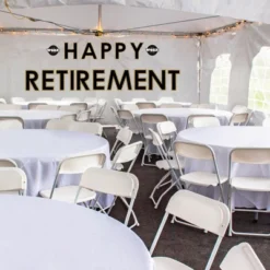 Big Dot Of Happiness Happy Retirement - Peel And Stick Retirement Party Large Banner Wall Decals - Happy Retirement