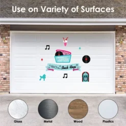 Big Dot Of Happiness 50’s Sock Hop - Peel And Stick 1950s Rock N Roll Party Decoration - Wall Decals Backdrop