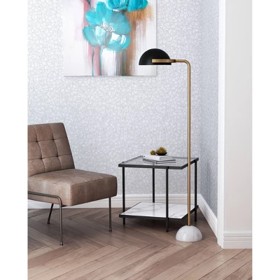 MidCentury Floor Lamp Black 60" - ZM Home - Image 4