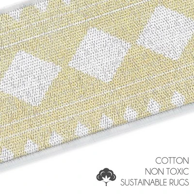 SussexHome Diamond Design Cotton Anti-Slip Stair Treads, 9” X 28“ - Image 4