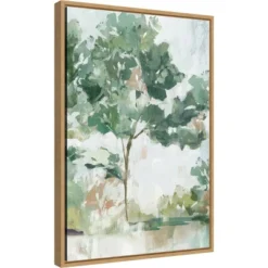16" X 23" Soundless Beauty I By Isabelle Z Framed Canvas Wall Art - Amanti Art