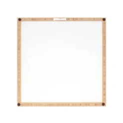 Emanuela Carratoni Mountains Bamboo Framed Wall Art Pink - Deny Designs